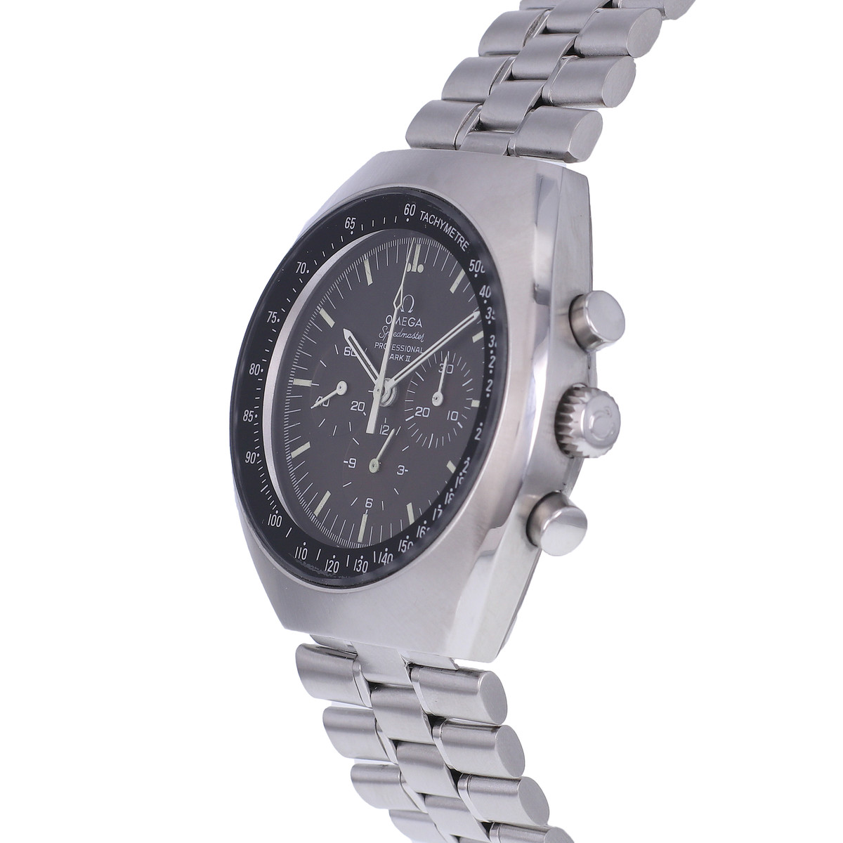 Montre d'occasion OMEGA Speedmaster Mark II homme mécanique bracelet acier - vue D2