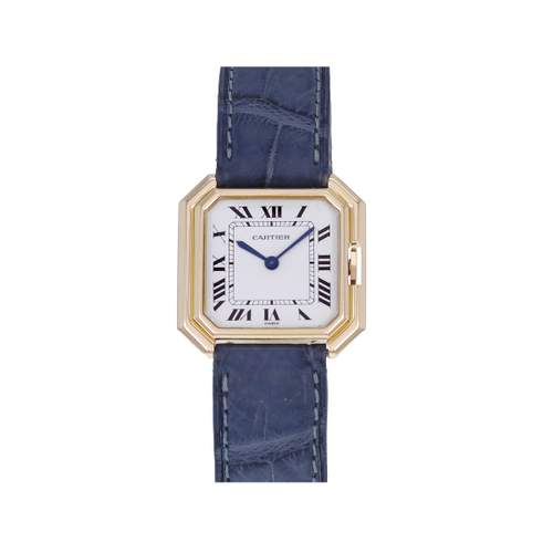 Montre d'occasion CARTIER Ceinture mixte mécanique bracelet cuir d'origine