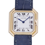 Montre d'occasion CARTIER Ceinture mixte mécanique bracelet cuir d'origine - vue D1