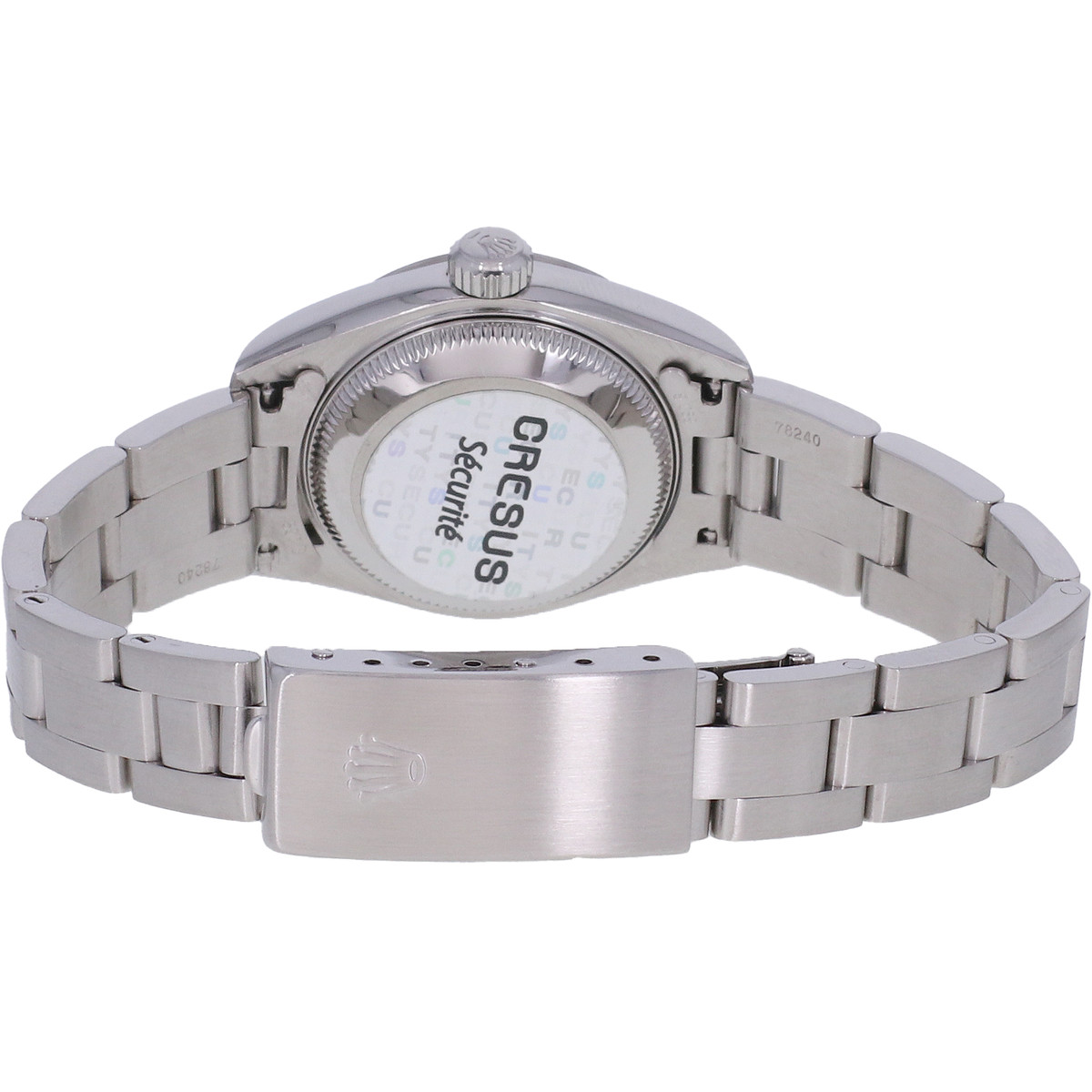 Montre d'occasion ROLEX Date Lady femme mouvement automatique certifié (cosc) bracelet acier - vue 3