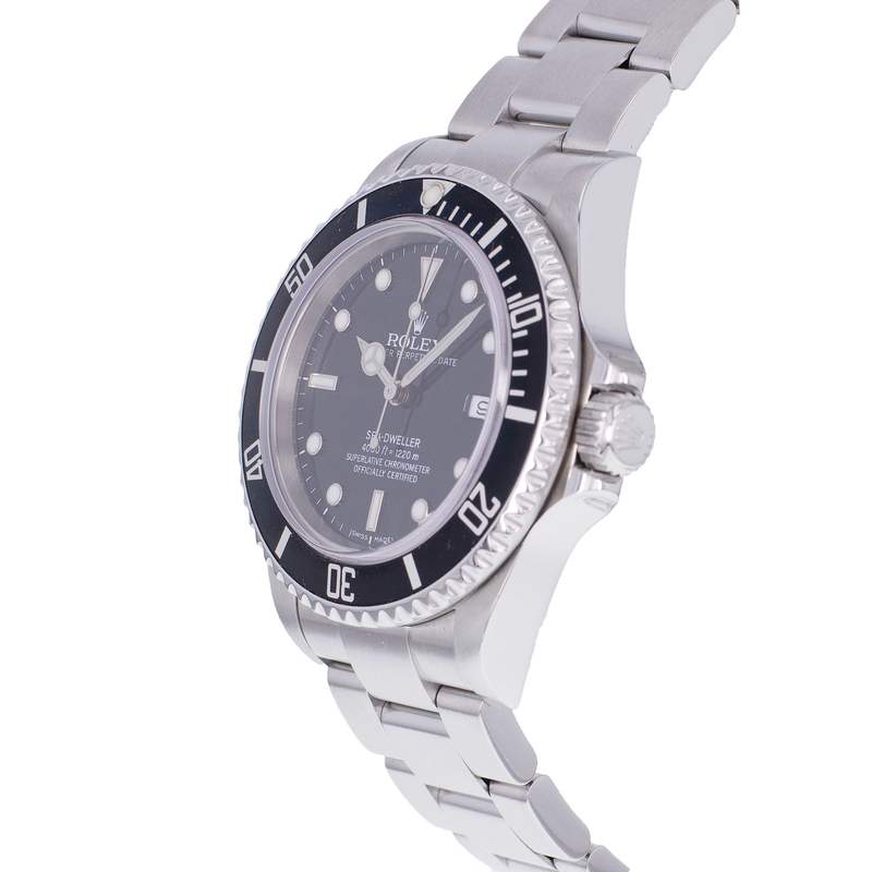 Montre d'occasion ROLEX Sea-Dweller homme mouvement automatique certifié (cosc) bracelet acier - vue D2
