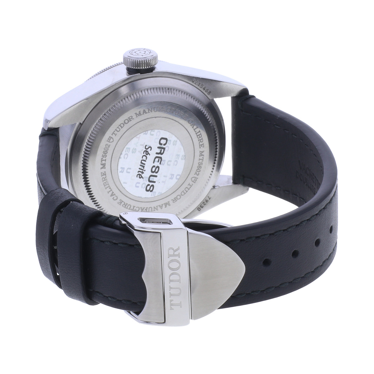 Montre d'occasion TUDOR Black Bay homme mouvement automatique certifié (cosc) bracelet cuir cresus - vue 3