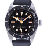 Montre d'occasion TUDOR Black Bay homme mouvement automatique certifié (cosc) bracelet cuir cresus - vue D1