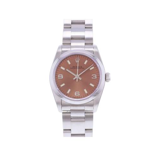 Montre d'occasion ROLEX Oyster Perpetual Medium femme automatique bracelet acier