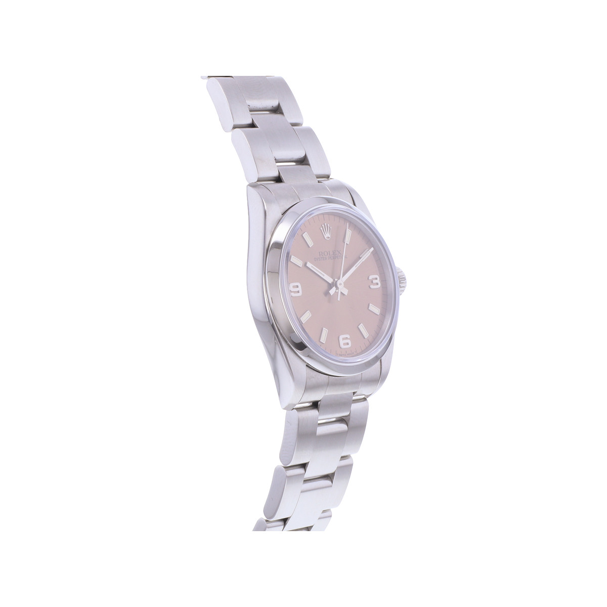 Montre d'occasion ROLEX Oyster Perpetual Medium femme automatique bracelet acier - vue 2