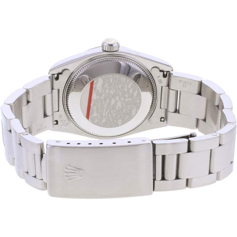 Montre d'occasion ROLEX Oyster Perpetual Medium femme automatique bracelet acier - vue 3