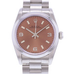 Montre d'occasion ROLEX Oyster Perpetual Medium femme automatique bracelet acier - vue D1