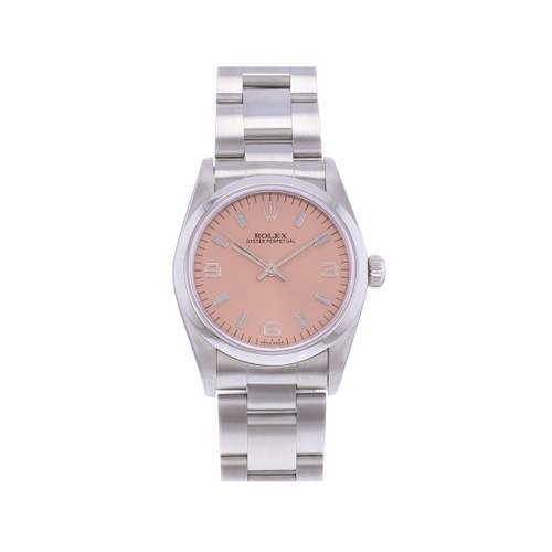 Montre d'occasion ROLEX Oyster Perpetual Medium femme automatique bracelet acier