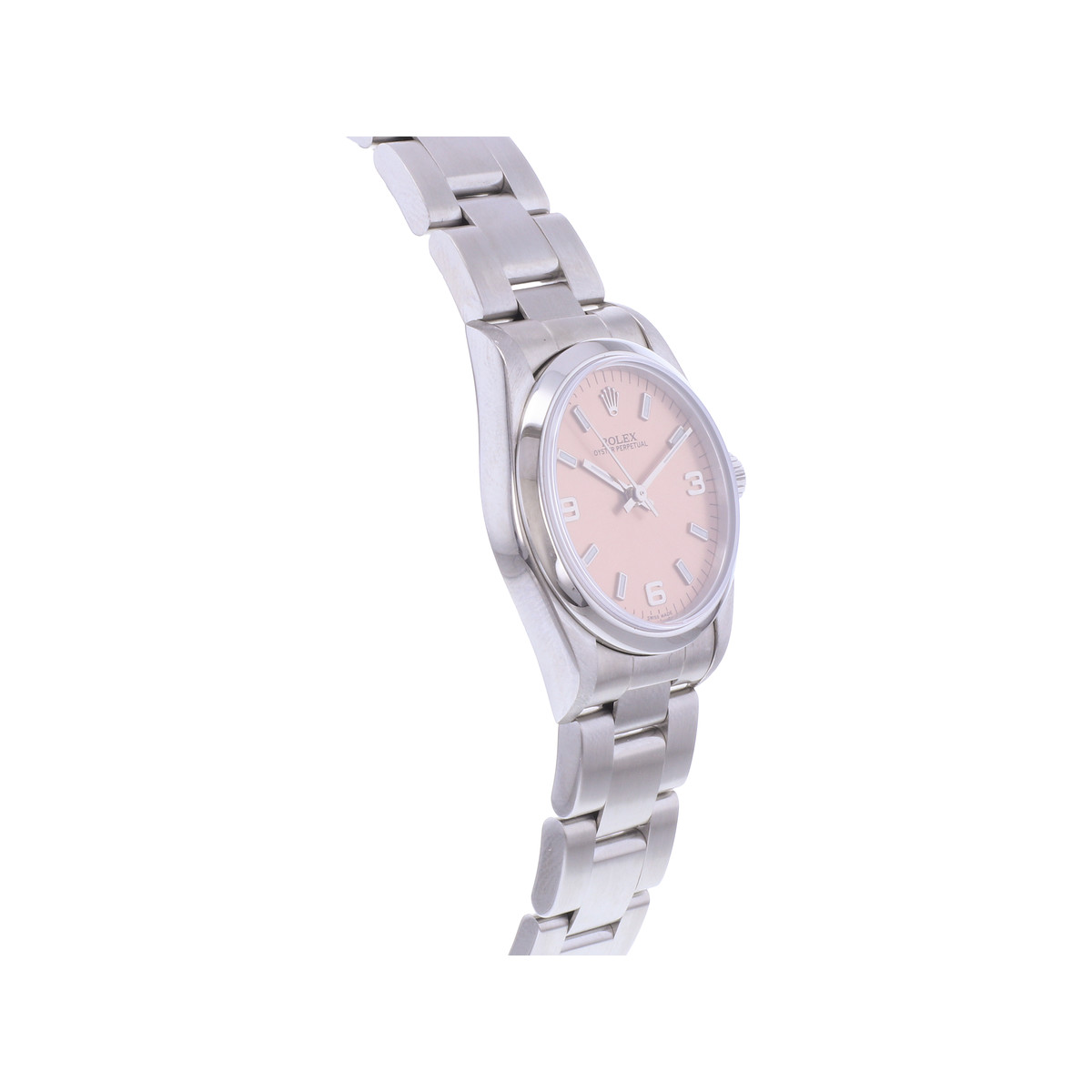 Montre d'occasion ROLEX Oyster Perpetual Medium femme automatique bracelet acier - vue 2