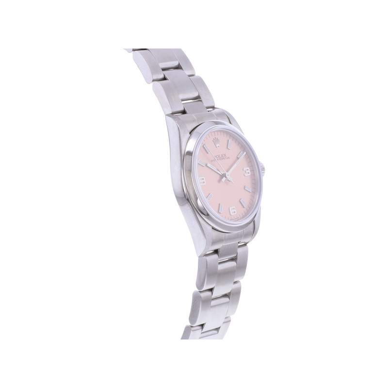 Montre d'occasion ROLEX Oyster Perpetual Medium femme automatique bracelet acier - vue 2