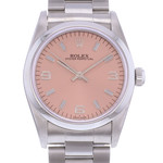 Montre d'occasion ROLEX Oyster Perpetual Medium femme automatique bracelet acier - vue D1