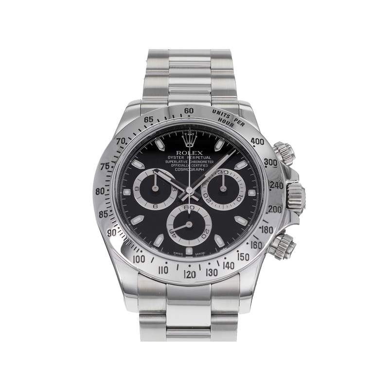 Montre d'occasion ROLEX Cosmograph Daytona homme mouvement automatique certifié (cosc) bracelet acier - vue 1