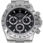 Montre d'occasion ROLEX Cosmograph Daytona homme mouvement automatique certifié (cosc) bracelet acier - vue D1