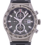 Montre d'occasion TAG HEUER Carrera Heuer 01 homme automatique bracelet caoutchouc - vue D1