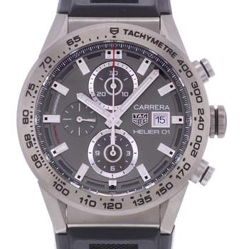 Montre d'occasion TAG HEUER Carrera Heuer 01 homme automatique bracelet caoutchouc
