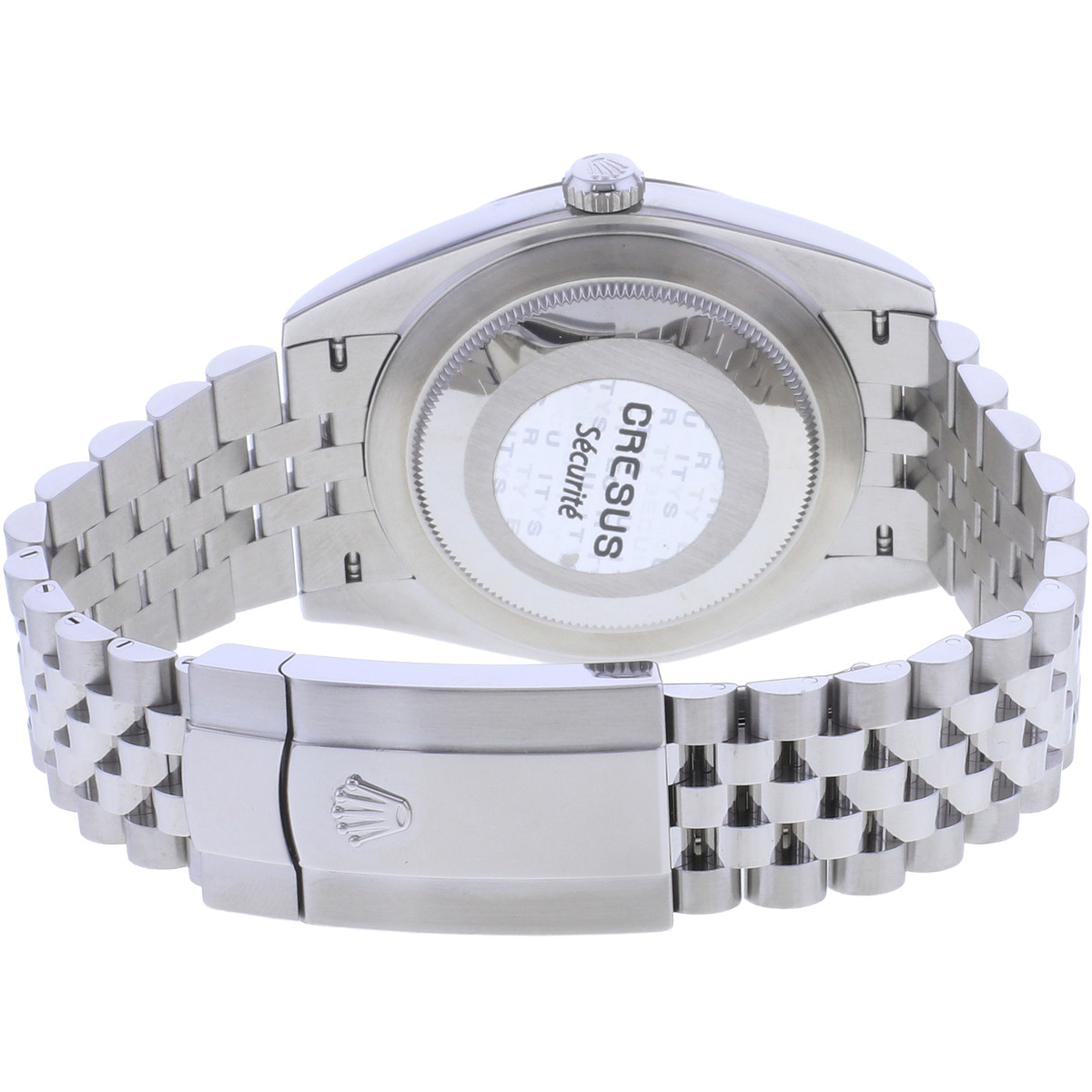 Montre d'occasion ROLEX DateJust 41 homme mouvement automatique certifié (cosc) bracelet acier - vue 3