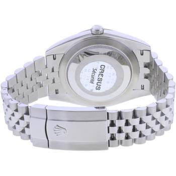 Montre d'occasion ROLEX DateJust 41 homme mouvement automatique certifié (cosc) bracelet acier