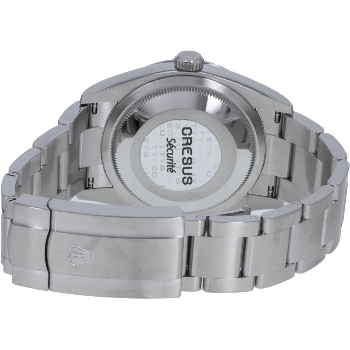 Montre d'occasion ROLEX Oyster Perpetual homme mouvement automatique certifié (cosc) bracelet acier - vue 3
