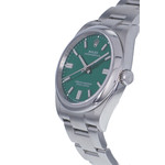 Montre d'occasion ROLEX Oyster Perpetual homme mouvement automatique certifié (cosc) bracelet acier - vue D2