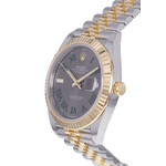 Montre d'occasion ROLEX DateJust 41 Wimbledon homme mouvement automatique certifié (cosc) bracelet or jaune 750/000 et acier - vue D2