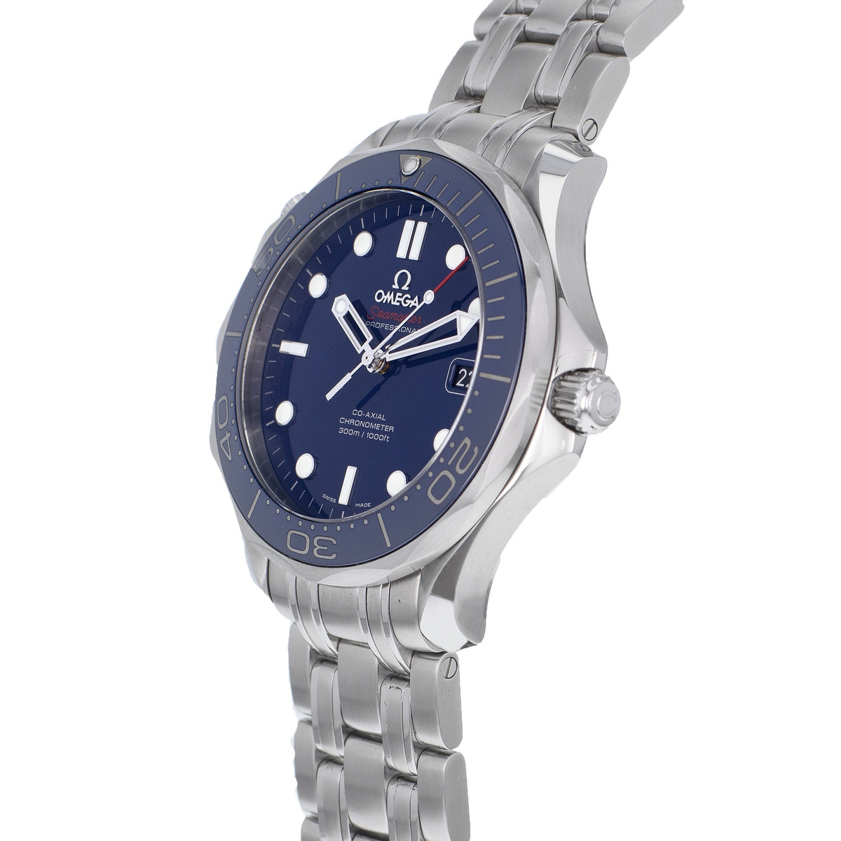 Montre d'occasion OMEGA Seamaster Diver homme automatique bracelet acier - vue D2