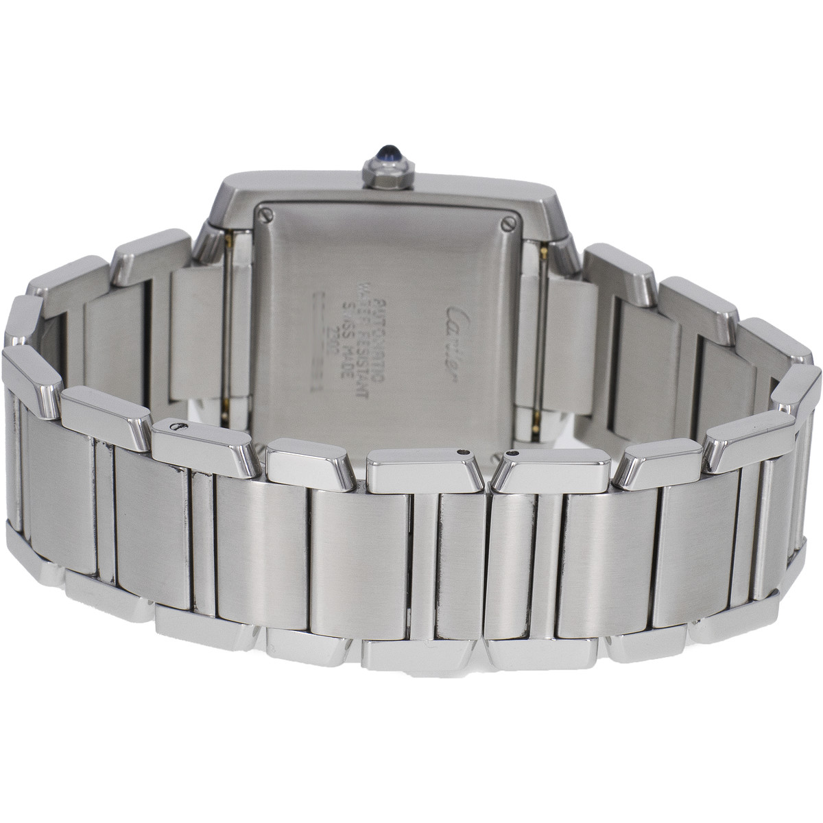 Montre d'occasion CARTIER Tank Française 28mm mixte automatique bracelet acier - vue 3