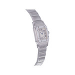 Montre d'occasion CARTIER Santos Galbée femme quartz bracelet acier - vue 2