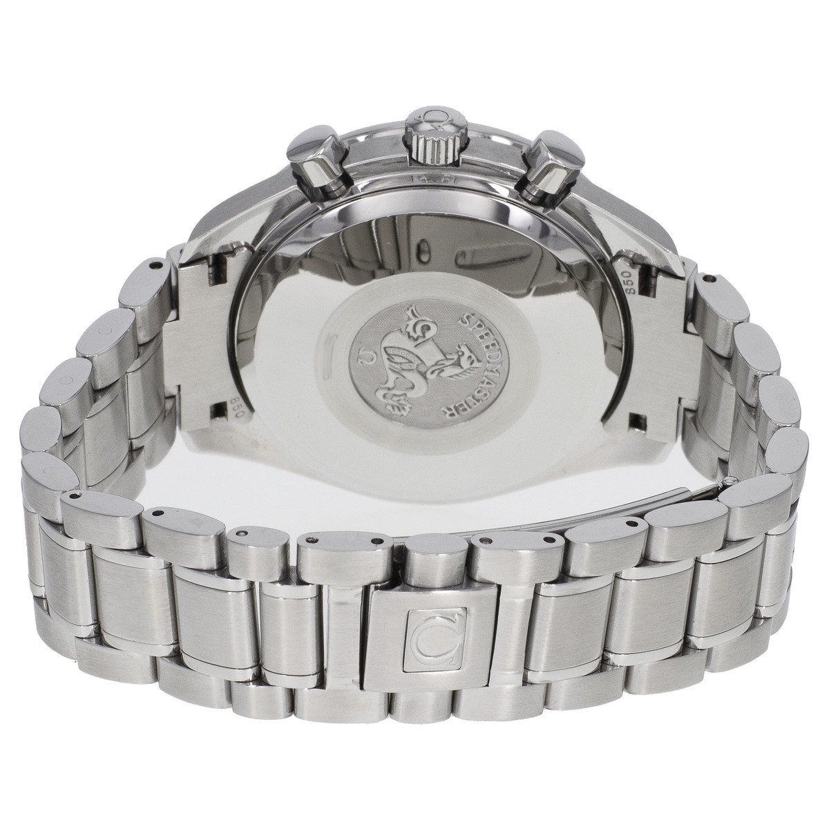 Montre d'occasion OMEGA Speedmaster Date Automatique homme automatique bracelet acier - vue 3