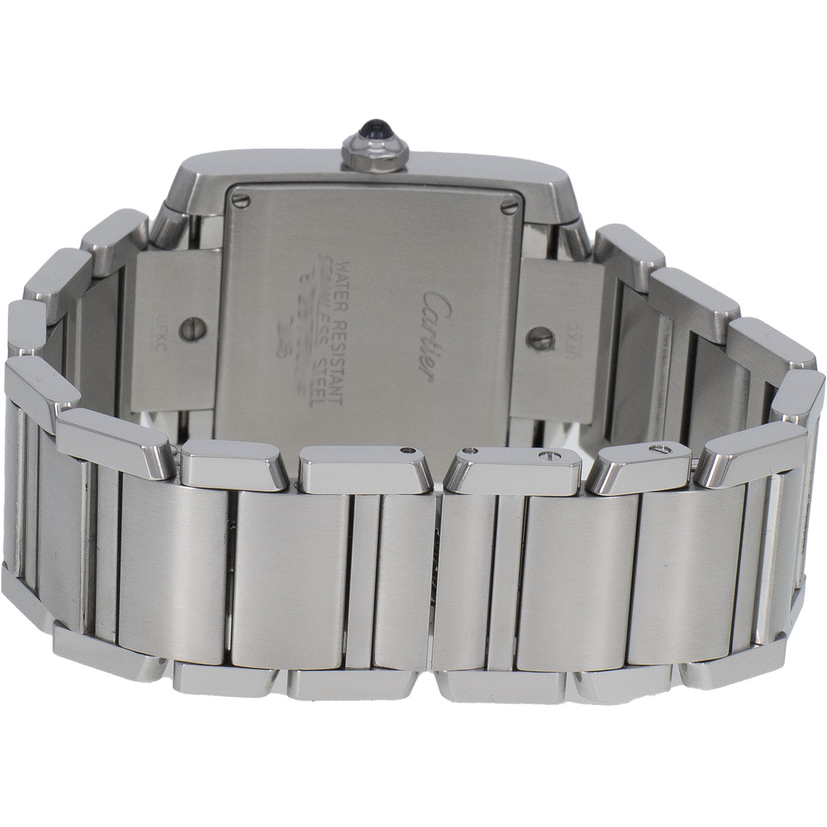 Montre d'occasion CARTIER Tank Française 25mm femme quartz bracelet acier - vue 3