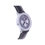 Montre d'occasion BREITLING Navitimer Cosmonaute homme mécanique bracelet cuir - vue 2