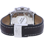 Montre d'occasion BREITLING Navitimer Cosmonaute homme mécanique bracelet cuir - vue 3