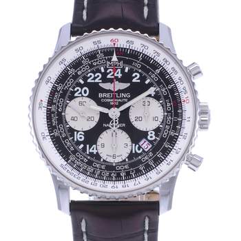 Montre d'occasion BREITLING Navitimer Cosmonaute homme mécanique bracelet cuir