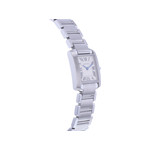 Montre d'occasion CARTIER Tank Française 20mm femme quartz bracelet acier - vue 2
