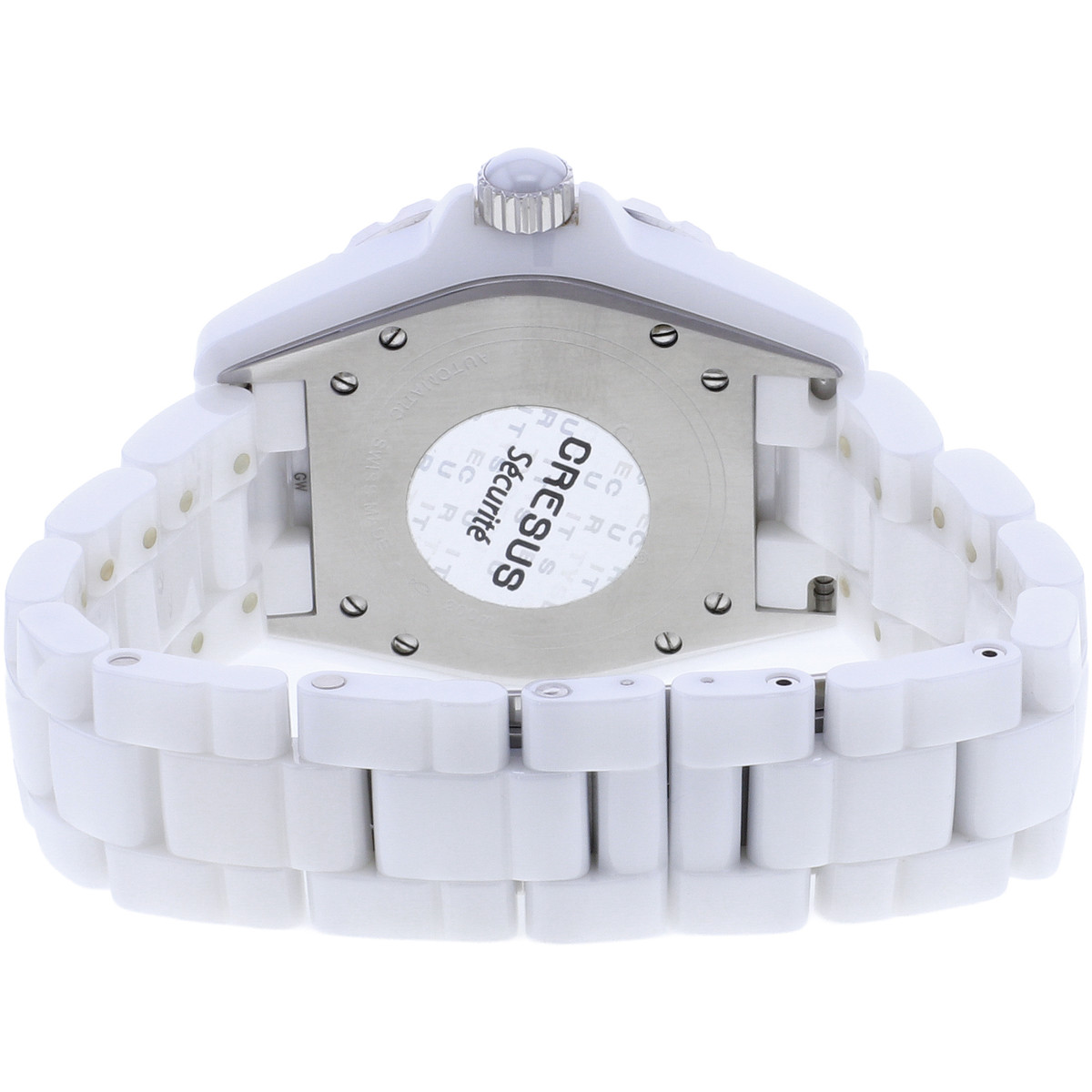 Montre d'occasion CHANEL J12 38 mm femme automatique bracelet céramique - vue 3