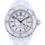 Montre d'occasion CHANEL J12 38 mm femme automatique bracelet céramique - vue D1