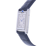Montre d'occasion CARTIER Tank Basculante mixte quartz bracelet cuir cresus - vue D2