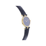 Montre d'occasion CARTIER Must Vendôme femme quartz bracelet cuir cresus - vue 2