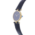 Montre d'occasion CARTIER Must Vendôme femme quartz bracelet cuir cresus - vue D2