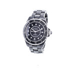 Montre d'occasion CHANEL J12 38 mm Index diamants femme automatique bracelet céramique - vue 4