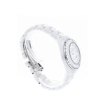 Montre d'occasion CHANEL J12 33 mm Index diamants femme quartz bracelet céramique - vue 2