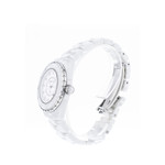 Montre d'occasion CHANEL J12 33 mm Index diamants femme quartz bracelet céramique - vue D2