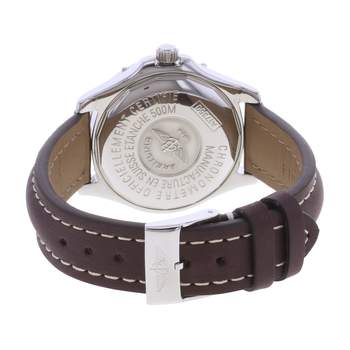 Montre d'occasion BREITLING Colt Automatic homme mouvement automatique certifié (cosc) bracelet cuir cresus