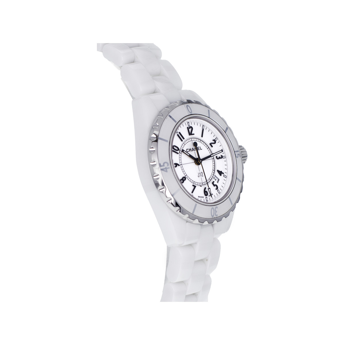 Montre d'occasion CHANEL J12 33 mm femme quartz bracelet céramique - vue 2