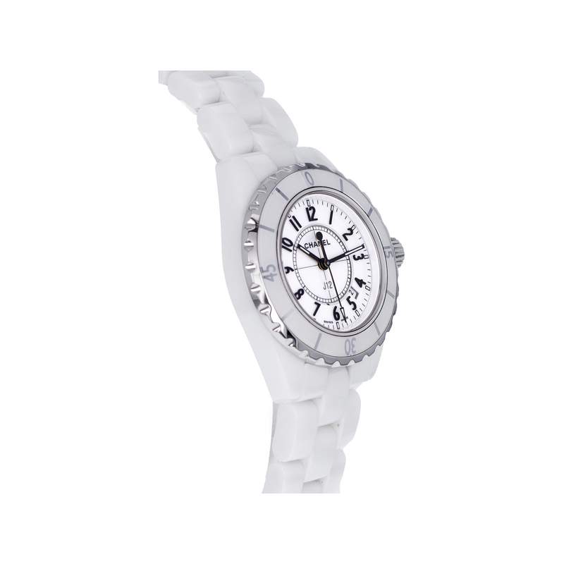 Montre d'occasion CHANEL J12 33 mm femme quartz bracelet céramique - vue 2