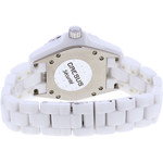 Montre d'occasion CHANEL J12 33 mm Index diamants femme quartz bracelet céramique - vue 3