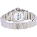 Montre d'occasion CARTIER Santos Galbée femme quartz bracelet acier - vue 3