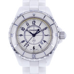 Montre d'occasion CHANEL J12 33 mm femme quartz bracelet céramique - vue D1