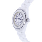 Montre d'occasion CHANEL J12 33 mm femme quartz bracelet céramique - vue D2