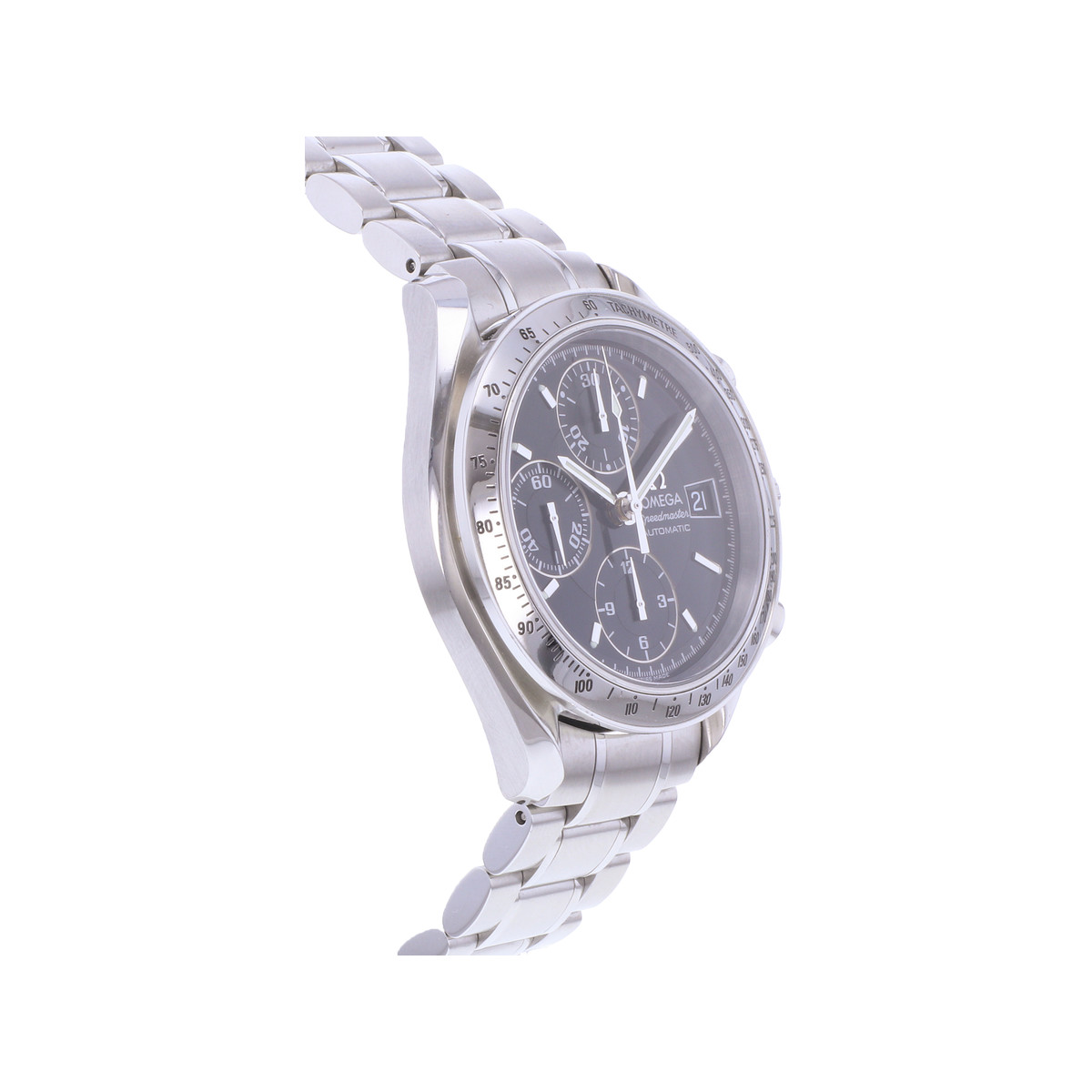 Montre d'occasion OMEGA Speedmaster Date Automatique homme automatique bracelet acier - vue 2