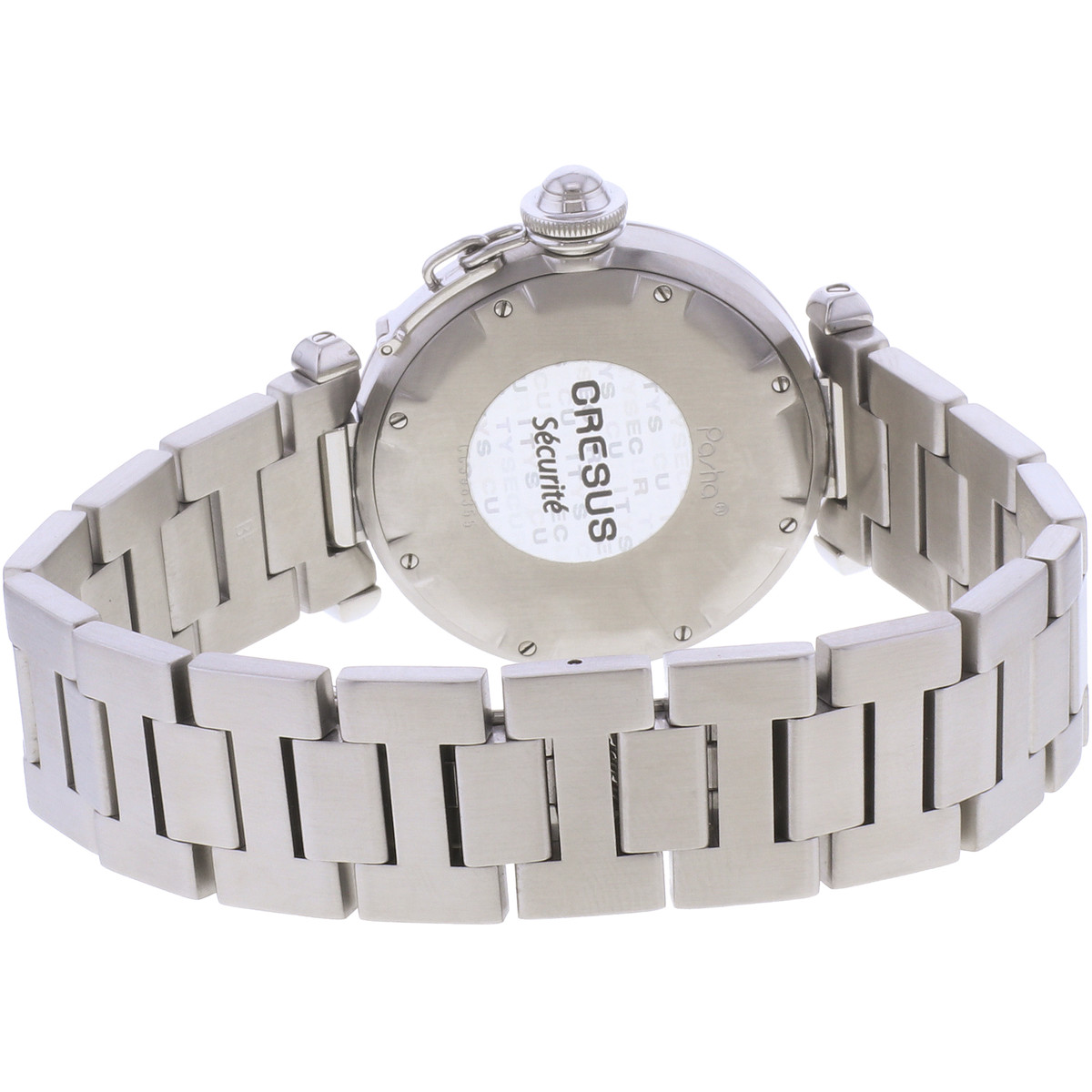 Montre d'occasion CARTIER Pasha C femme automatique bracelet acier - vue 3